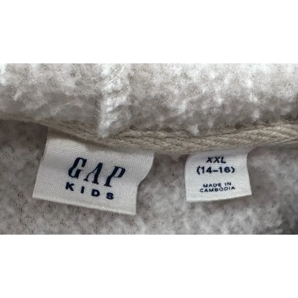 GAP KIDS Girl’s Sherpa Hoodie- Birch, SZ XXL‎ (14/16)